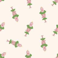 monster cartoon seamless pattern background N32
