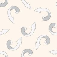 arrow cartoon seamless pattern background N17