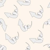 arrow cartoon seamless pattern background N24