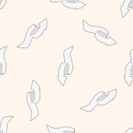 arrow cartoon seamless pattern background N34