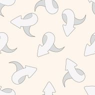 arrow cartoon seamless pattern background N35