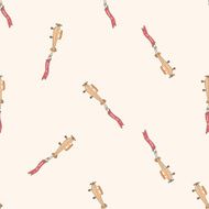 airplane cartoon seamless pattern background N17