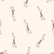 airplane cartoon seamless pattern background N22