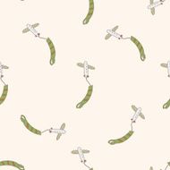 airplane cartoon seamless pattern background N25