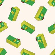 casino cash machine cartoon seamless pattern background