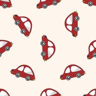 transportation car cartoon seamless pattern background N50