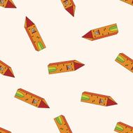 Building cartoon seamless pattern background N29