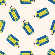Building cartoon seamless pattern background N30