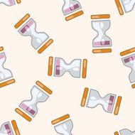 Computer-related desktop icon cartoon seamless pattern background N102