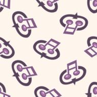 Computer-related desktop icon cartoon seamless pattern background N108