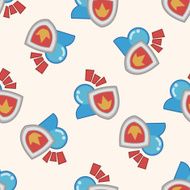 Computer-related desktop icon cartoon seamless pattern background N112