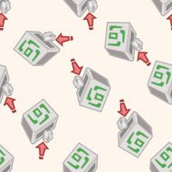 Computer-related desktop icon cartoon seamless pattern background N113