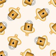 Computer-related desktop icon cartoon seamless pattern background N116