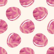 easter painting egg cartoon seamless pattern background N37