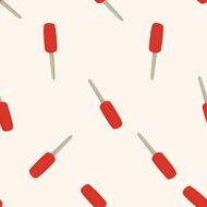 work tool screwdriver cartoon seamless pattern background