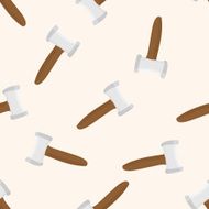 work tool hammer cartoon seamless pattern background N3