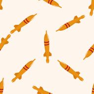spaceship cartoon seamless pattern background N81