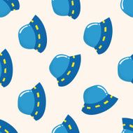 Space ufo cartoon seamless pattern background N19