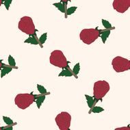 flower cartoon seamless pattern background N56