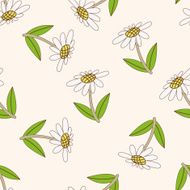 flower cartoon seamless pattern background N57