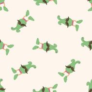 bizarre monster icon 10 cartoon seamless pattern background N8