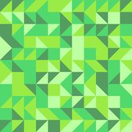 Geometric Abstract Green Seamless Pattern Colorful Background N2