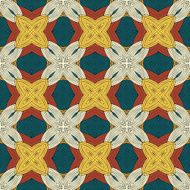 Seammless pattern with decorative ornament
