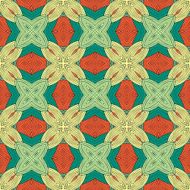 Seammless pattern with decorative ornament N2
