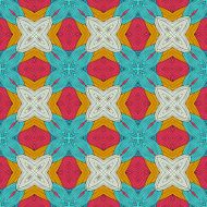 Seammless pattern with decorative ornament N3