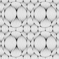 Seamless texture with abstract swirling petals for your design