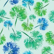 watercolor pattern of leaves seamless texture background imprint N2
