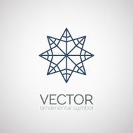 Vector geometric symbol N2