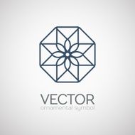 Vector geometric symbol N4