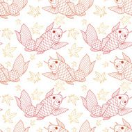 koi fish pattern