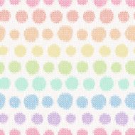 Seamless pattern with knitted polka dots N2