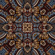 Vector Ethnic Tribal Seamless Pattern