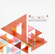 Abstract geometric background Modern overlapping triangles N571