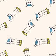 Home appliances theme lamp cartoon seamless pattern background N11