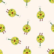 monster cartoon seamless pattern background N39