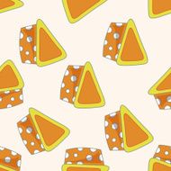 decorating cake 10 cartoon seamless pattern background N71