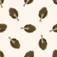 tree cartoon seamless pattern background N27