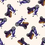 transportation motor cartoon seamless pattern background N37