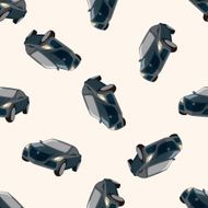 transportation car cartoon seamless pattern background N52