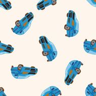 transportation car cartoon seamless pattern background N55