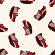 transportation car cartoon seamless pattern background N57
