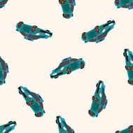 transportation taxi cartoon seamless pattern background