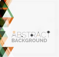 Abstract geometric background Modern overlapping triangles N574
