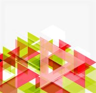 Abstract geometric background Modern overlapping triangles N578