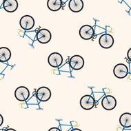 bicycle cartoon design seamless pattern background N4