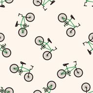 bicycle cartoon design seamless pattern background N8